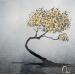 Painting Golden tree by Rey Julien | Painting Figurative Gold leaf