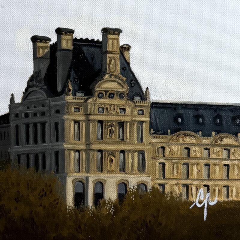 Gemälde Détour au Musée von Poulain Clément | Gemälde Figurativ Urban Architektur Öl