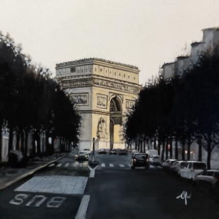 Peinture Triomphe en Vue par Poulain Clément | Tableau Figuratif Huile Paysages, Scènes de vie, Urbain