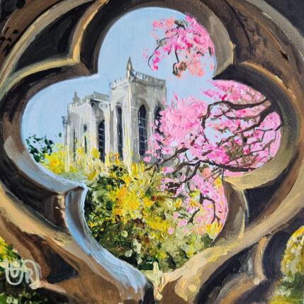 Gemälde A glimpse of spring von Rasa | Gemälde Figurativ Acryl Urban