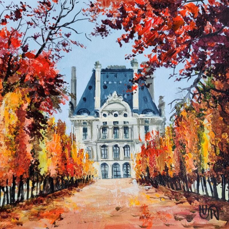 Gemälde Hot autumn von Rasa | Gemälde Figurativ Urban Acryl