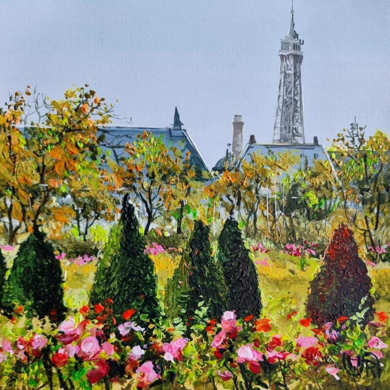 Gemälde The garden von Rasa | Gemälde Figurativ Urban Acryl