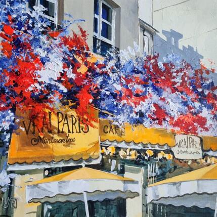 Peinture Montmartre colors par Rasa | Tableau