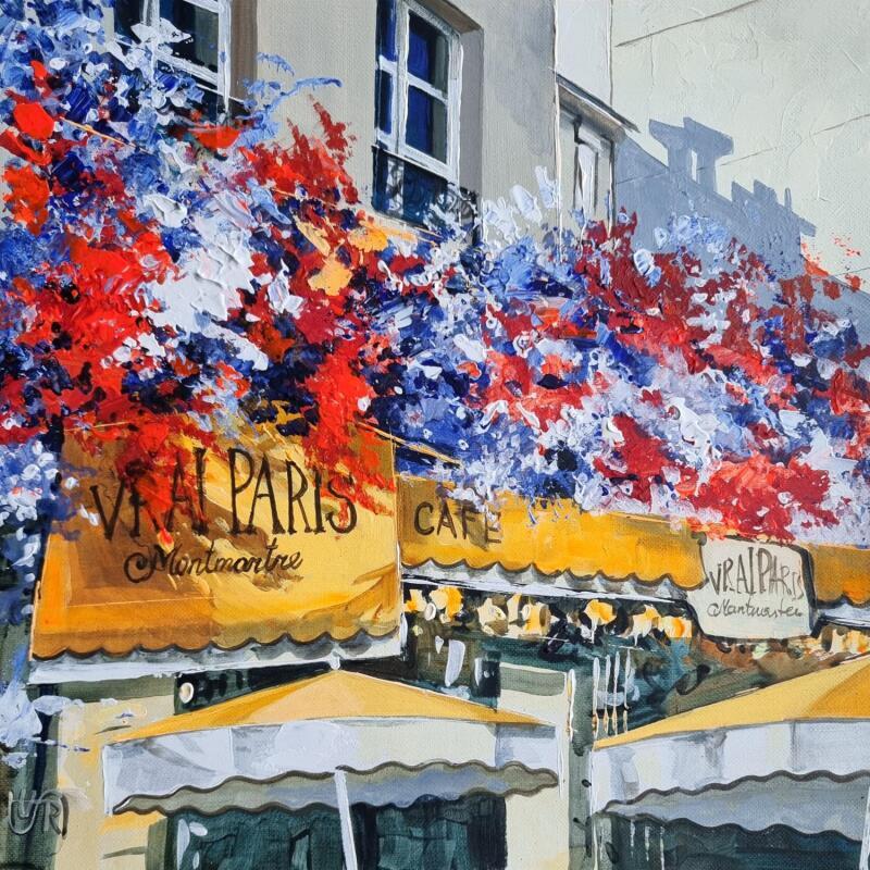 Gemälde Montmartre colors von Rasa | Gemälde Figurativ Urban Acryl