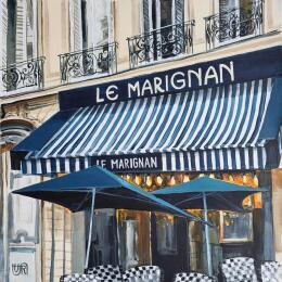 Pintura Le marignan por Rasa | Pintura Figurativo Acrílico Urbano