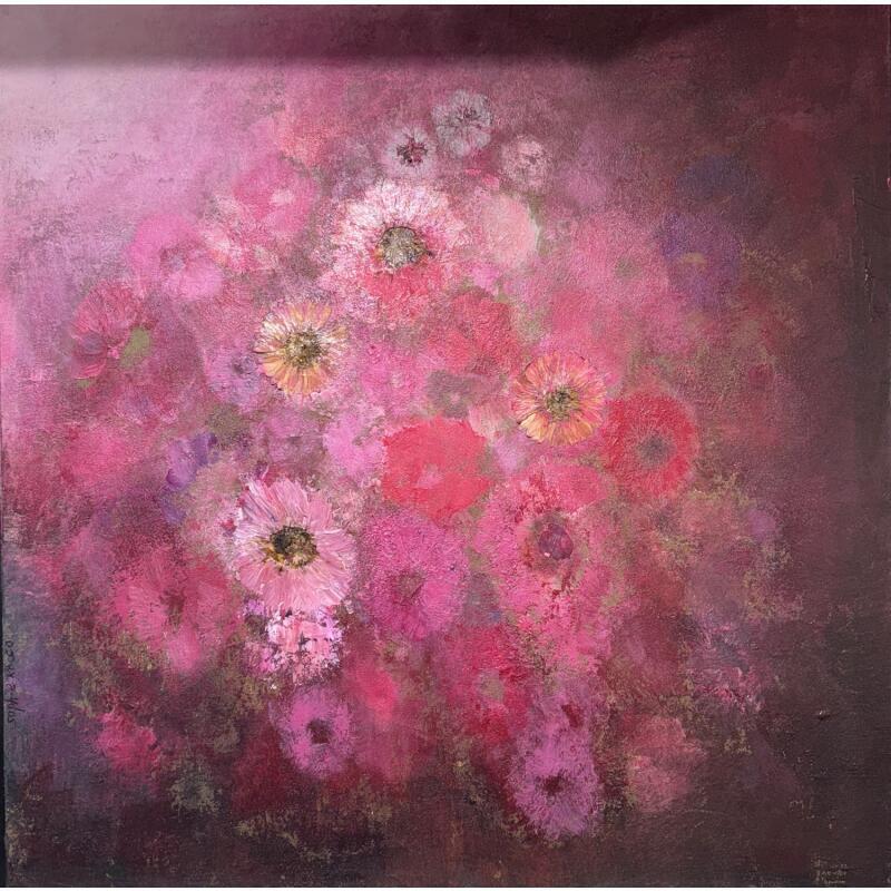 Painting Bagatelle by Rocco Sophie | Painting Raw art Acrylic Gluing Sand