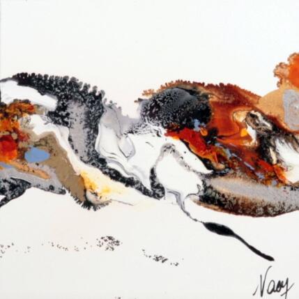 Painting C3800 by Naen | Painting Abstract Acrylic, Ink