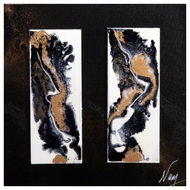 Gemälde C3574 von Naen | Gemälde Abstrakt Acryl Tinte