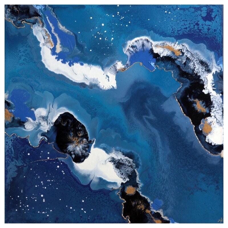 Painting C1295 by Naen | Painting Abstract Acrylic Ink