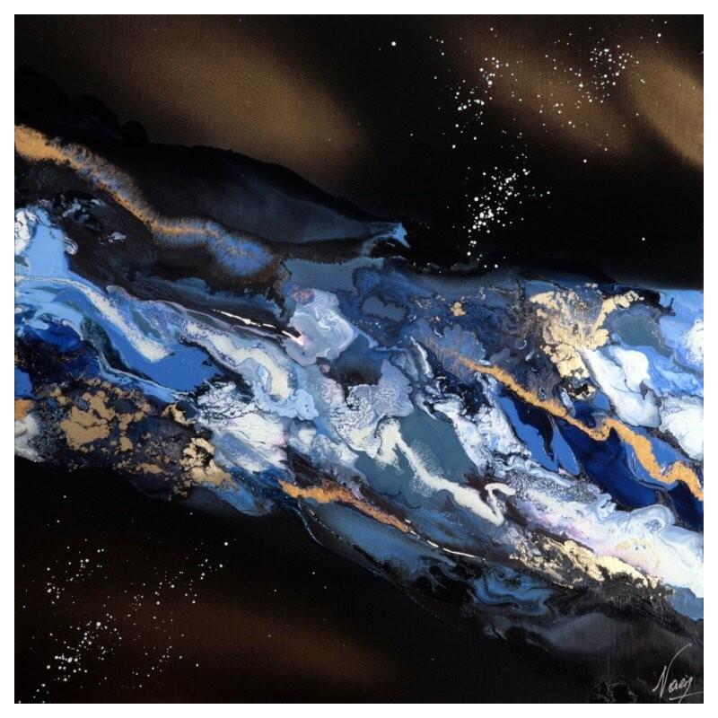 Painting C3914 by Naen | Painting Abstract Acrylic Ink