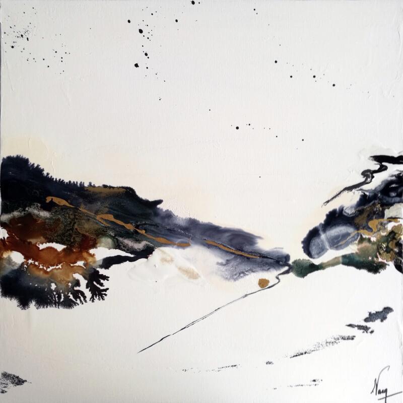 Pintura 922 por Naen | Pintura Abstracto Acrílico Ink