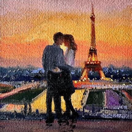 Painting Love Over Paris  by Xanlar | Painting
