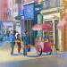 Painting Petite faim by Jung François | Painting Figurative Urban Life style Oil