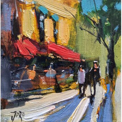 Peinture Sunny Morning par Joro | Tableau Figuratif Huile Urbain
