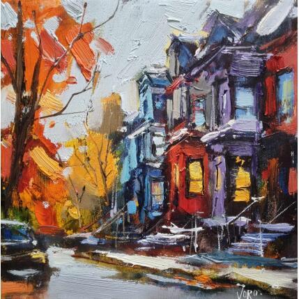 Peinture Saint-Louis par Joro | Tableau Figuratif Huile Urbain