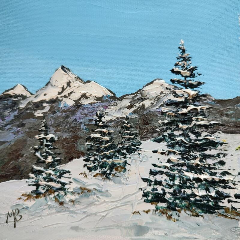 Painting Hors pistes by Blandin Magali | Painting Figurative Landscapes Oil