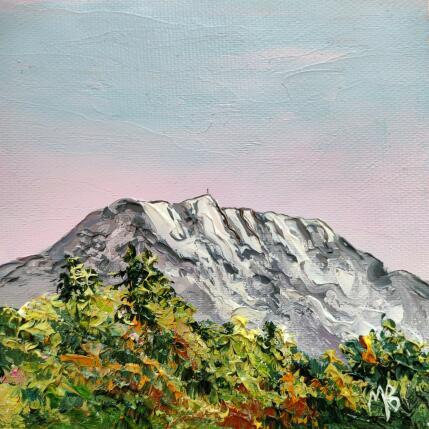 Painting Sainte Victoire automnale by Blandin Magali | Painting Figurative Oil Landscapes