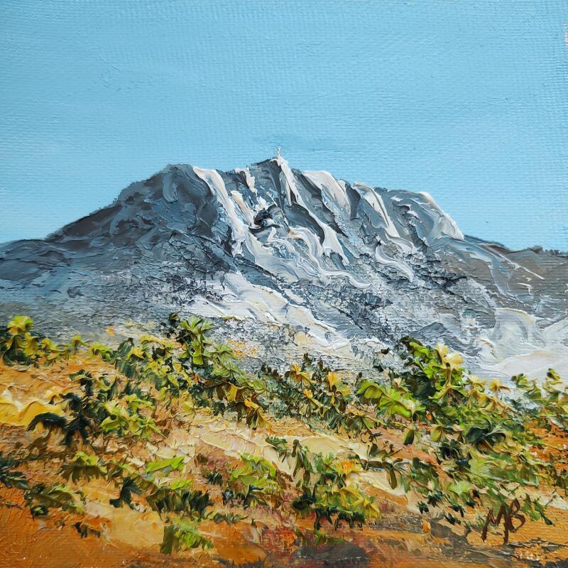 Gemälde La belle Sainte Victoire von Blandin Magali | Gemälde Figurativ Landschaften Öl