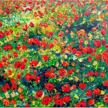 Peinture Poppies in the green par Amblard Florence | Tableau