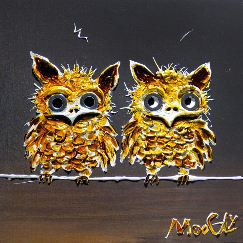 Peinture Alexithymiqus par Moogly | Tableau Art Singulier Animaux Acrylique Résine Pigments