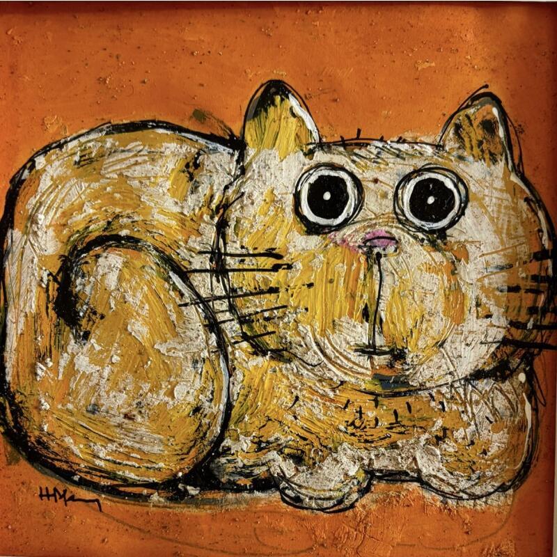 Peinture Bien! par Maury Hervé | Tableau Art Singulier Animaux Acrylique Encre