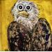 Painting Aigle féroce! by Maury Hervé | Painting Raw art Animals Acrylic Ink