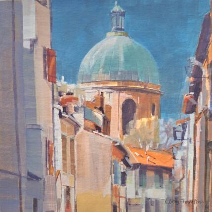 Gemälde Chambre de commerce Toulouse von Gray Thompson Rachael | Gemälde Figurativ Gouache Architektur, Pop-Ikonen, Urban