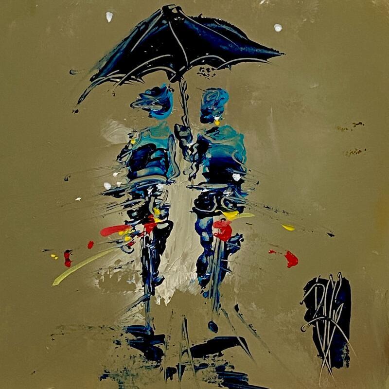 Painting Notre instant by Raffin Christian | Painting Figurative Life style Oil