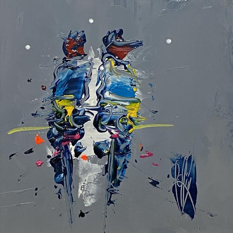 Painting Pour nous by Raffin Christian | Painting Figurative Life style Oil