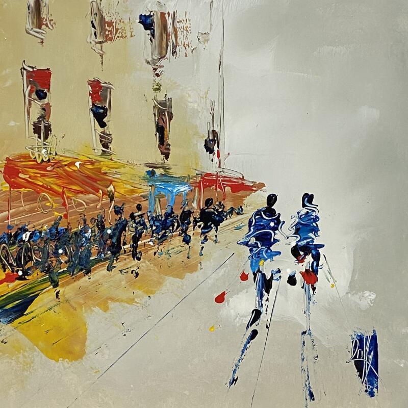 Painting Café by Raffin Christian | Painting Figurative Urban Oil