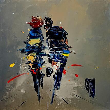 Painting Tendresse by Raffin Christian | Painting Figurative Oil Life style, Pop icons