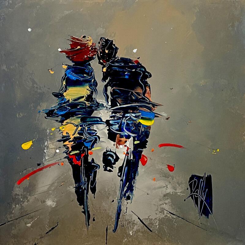 Painting Tendresse by Raffin Christian | Painting Figurative Life style Oil