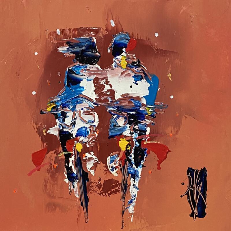 Painting Tout Contre  by Raffin Christian | Painting Figurative Life style Oil