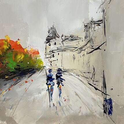 Painting Journée partagée by Raffin Christian | Painting Figurative Oil Urban