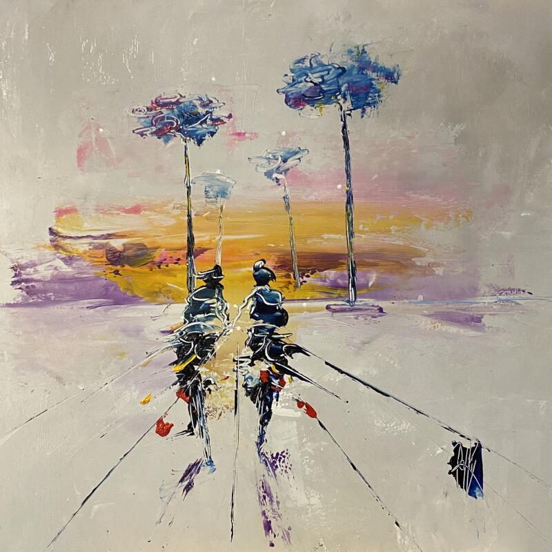 Painting Coucher de soleil by Raffin Christian | Painting Figurative Life style Oil