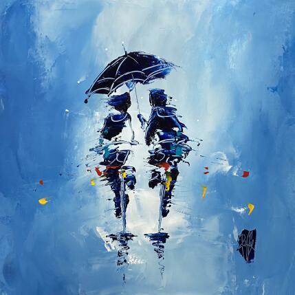 Painting Notre histoire by Raffin Christian | Painting Figurative Oil Life style