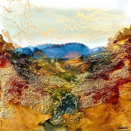 Painting 2646 Bronze Age by Depaire Silvia | Painting Abstract Acrylic Landscapes, Marine, Minimalist