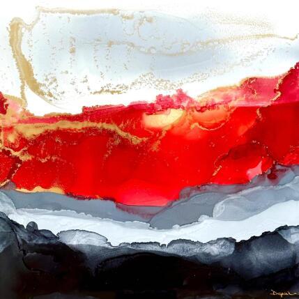 Painting 2532 Poesie Floral by Depaire Silvia | Painting Abstract Acrylic Black & White, Landscapes, Marine