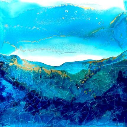 Painting 2627 Poesie Marine by Depaire Silvia | Painting Abstract Acrylic Landscapes, Marine, Minimalist