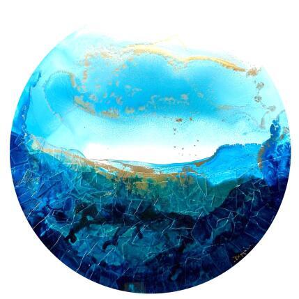 Pintura 2636 Poesie Marine por Depaire Silvia | Pintura Abstracto Acrílico Marine, Minimalista, Paisajes