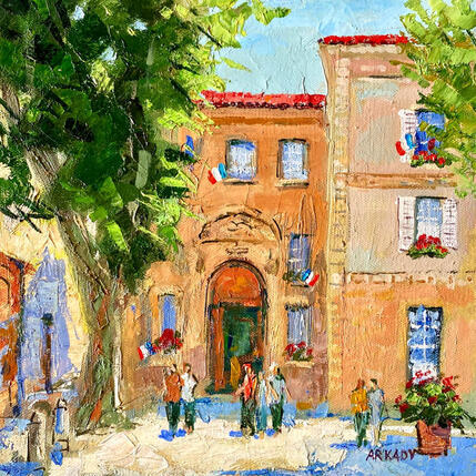 Pintura Musée de Tapisseries sur la place de l’Archevêché por Arkady | Pintura