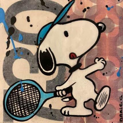 Peinture F1 balle de match par Marie G.  | Tableau Pop-art Acrylique, Bois, Collage Icones Pop