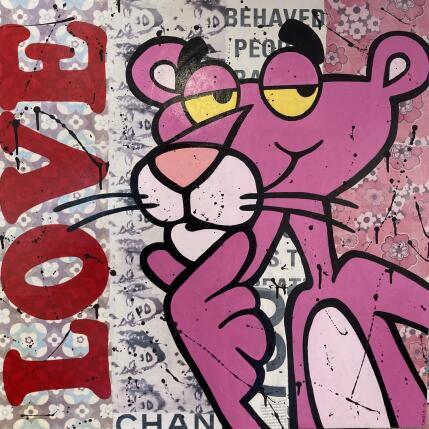 Painting Panthère Rose by Marie G.  | Painting