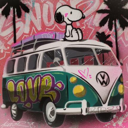 Painting Super Van 3 by Lemoine Mael | Painting Pop-art Acrylic, Graffiti Pop icons