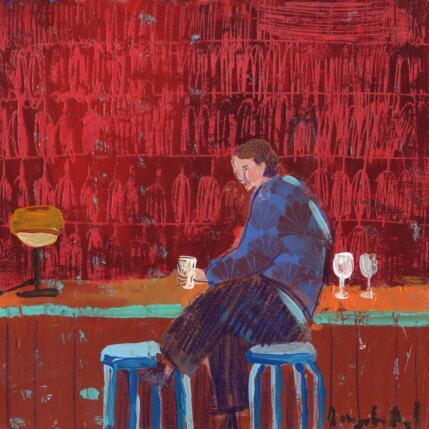 Painting Moi aussi j'ai parfois peur by Lourdes Ral | Painting Figurative Acrylic, Wood Life style, Pop icons