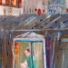 Painting Des fenêtres qui respirent des histoires by Lourdes Ral | Painting Figurative Urban Life style Acrylic
