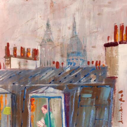 Painting Des fenêtres qui respirent des histoires by Lourdes Ral | Painting Figurative Acrylic Life style, Urban