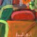 Painting Après-midi nostalgique by Lourdes Ral | Painting Figurative Life style Acrylic