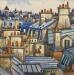 Gemälde Les chemisées de Paris von Decoudun Jean charles | Gemälde Figurativ Urban Aquarell