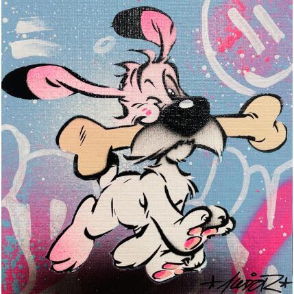 Gemälde Idefix von Lemoine Mael | Gemälde Pop-Art Acryl, Graffiti Pop-Ikonen